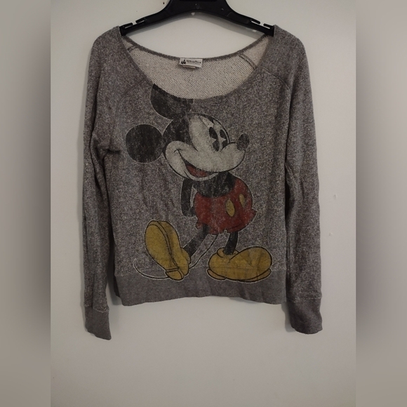 Disney Tops - Mickey Mouse Crop Top Sweater Size XS